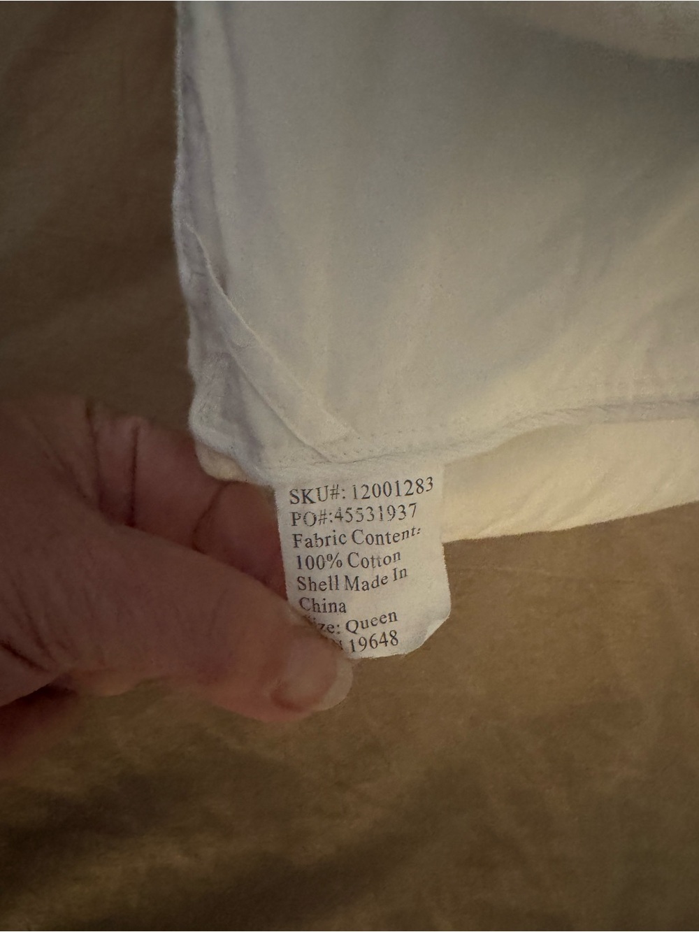 West Elm White Down Alternative Full/Queen Comforter 100% Cotton - Picture 4 of 7